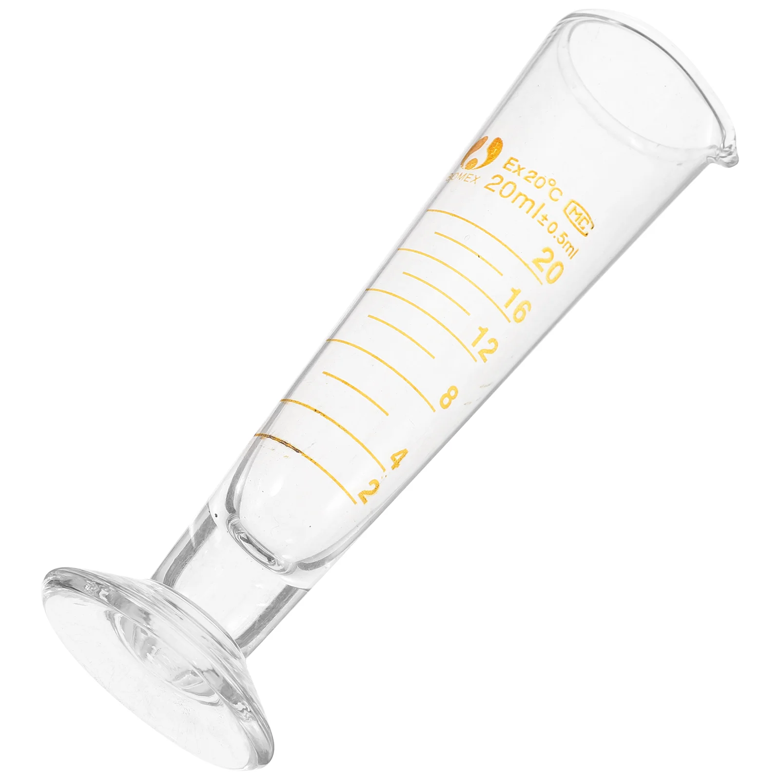 Стеклянный мерный стаканчик, Переносная Стеклянная мензурка, Лабораторная мензурка для научного проекта