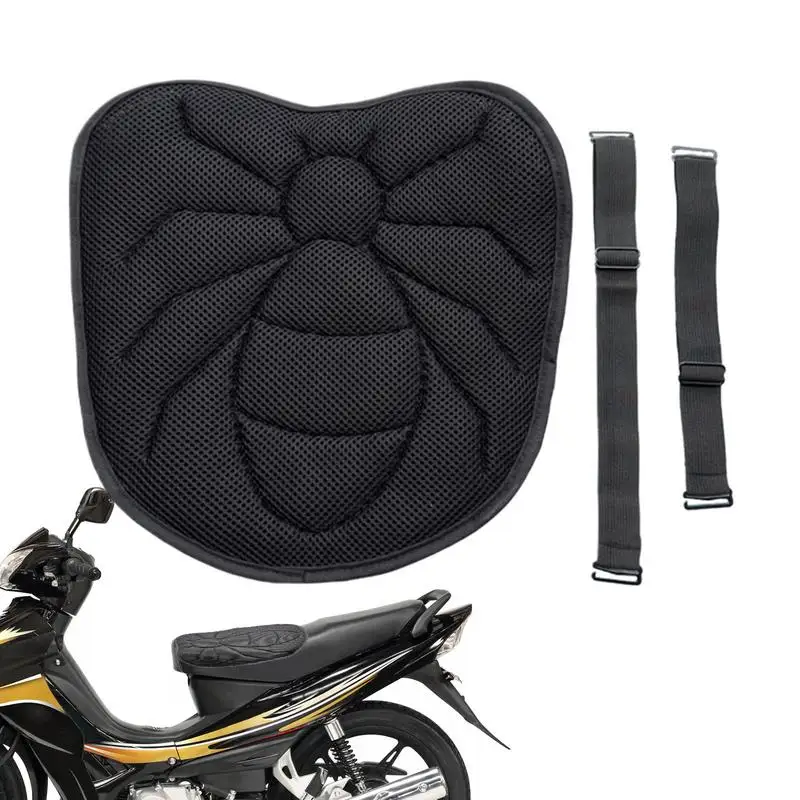 Универсальная подушка для сиденья мотоцикла, гелевая подушка для сиденья мотоцикла с 3D воздушной сеткой, износостойкие материалы для подушки сиденья мотоцикла