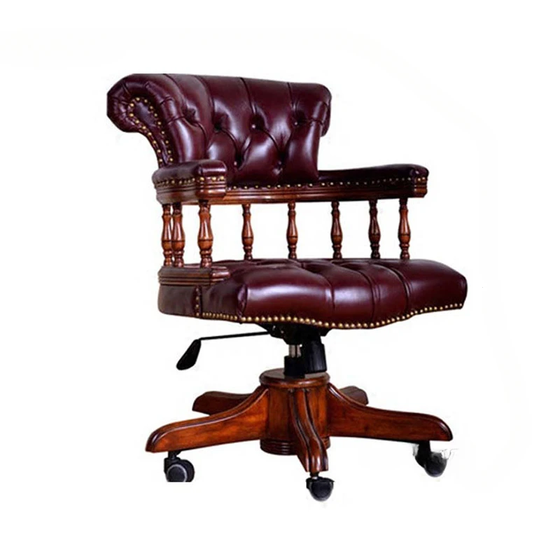 Офисные стулья из массива американского дерева Современная офисная мебель с подъемной поворотной спинкой игровое кресло Домашний удобный Компьютерный стул