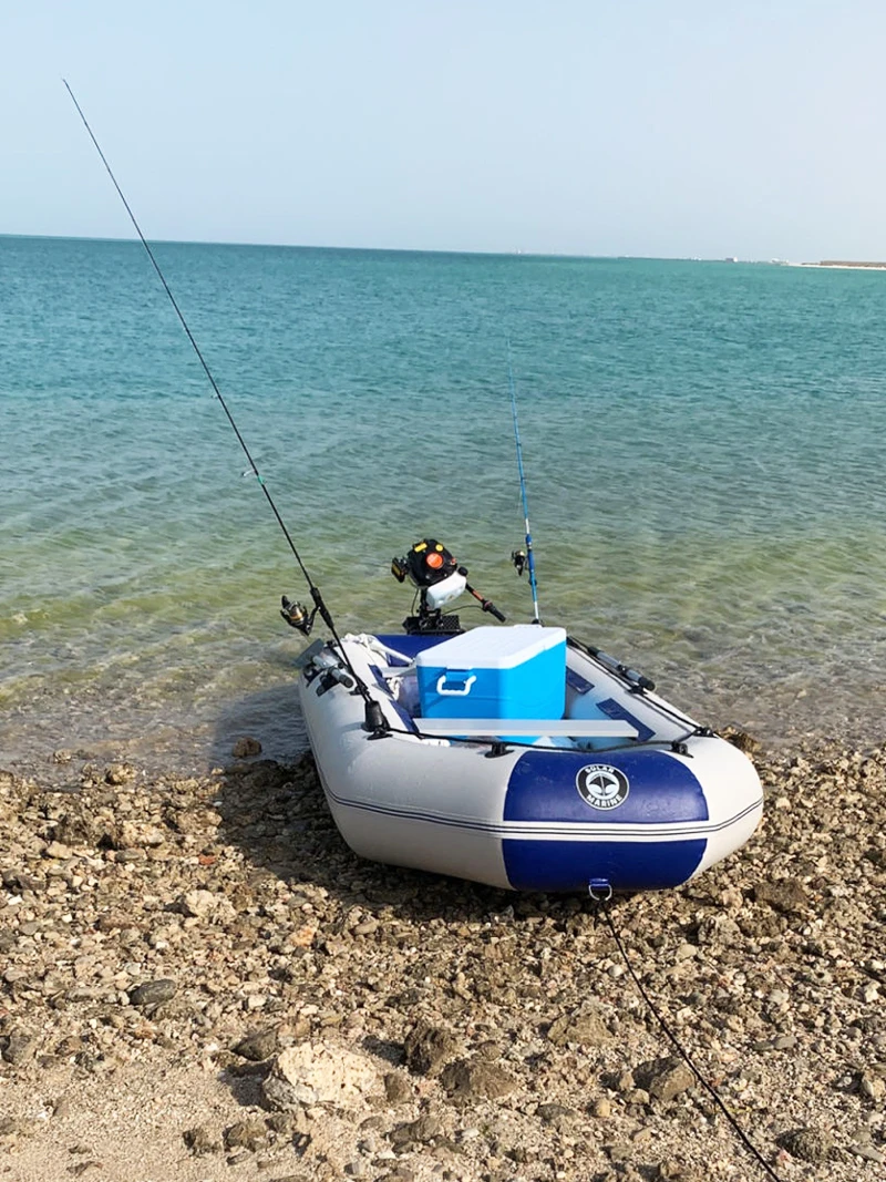 Портативная надувная рыбацкая лодка Пневматический каяк на 3 человека Прост в эксплуатации