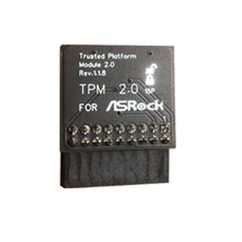 Плата модуля безопасности шифрования Tpm 2.0 Пульт дистанционного управления TPM2.0 LPC 18Pin Материнские платы Для ASROCK Для Windows 11