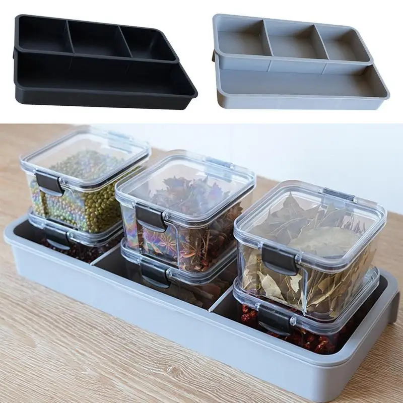Выдвижной ящик-органайзер, Кухонный ящик, лоток для хранения, компактный выдвижной ящик С регулируемыми перегородками, ящик-органайзер, посуда