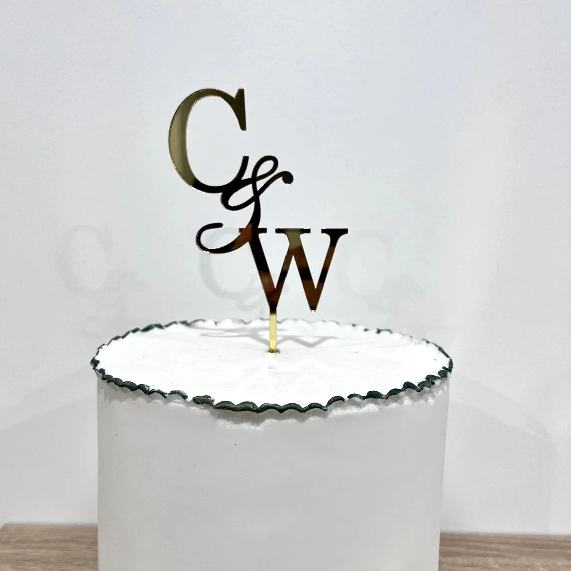 Топпер для торта, персонализированные инициалы, пользовательские имена пар, день рождения, Годовщина помолвки, декор для вечеринки, Свадебный топпер для торта, подарок