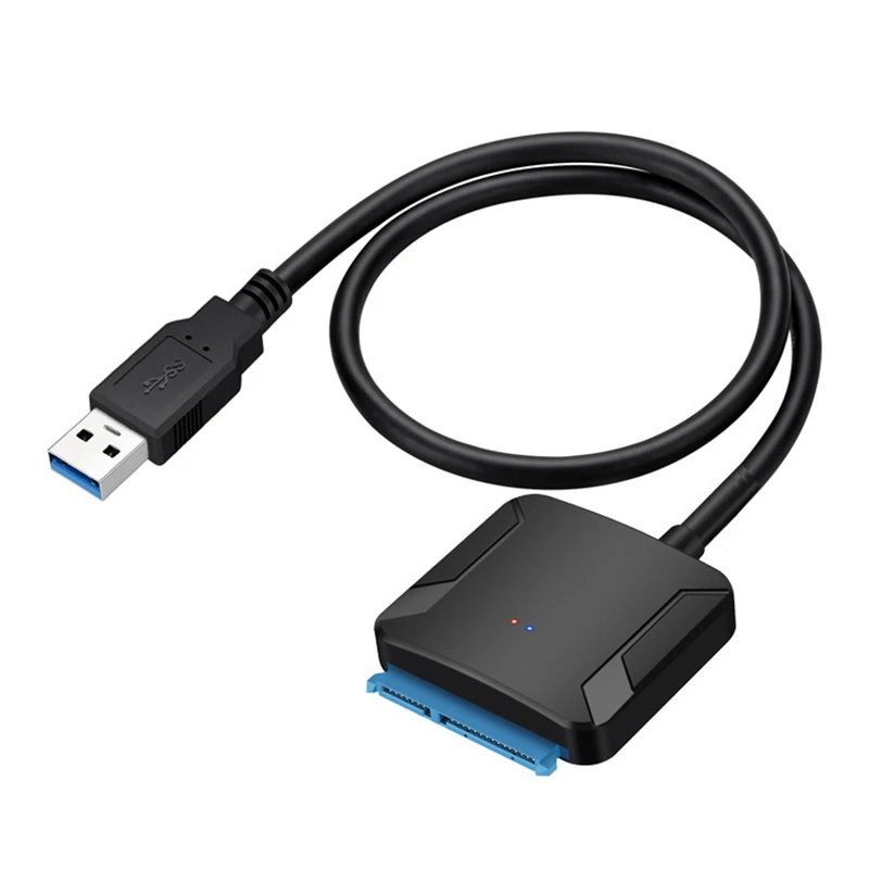 Простой Кабель для жесткого диска USB-SATA 5 Гбит / с USB 3.0 -SATA 2.5 / 3.5 Кабель-адаптер для чтения IPFS с жесткого диска