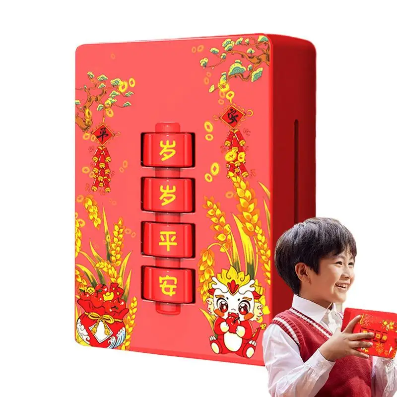 2024 Новогодние Красные Конверты Дизайн Пароля Новый Год Hong Bao Прочные Креативные Портативные Изысканные китайские Денежные Конверты