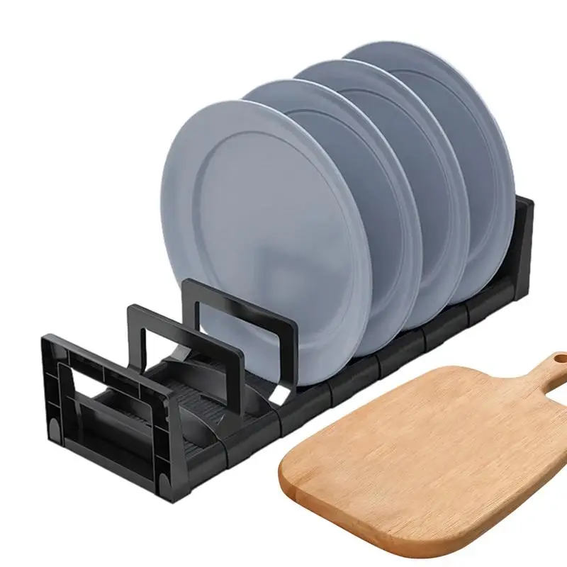 Органайзер для посуды, Переносная подставка для крышки кастрюли, Устойчивая к коррозии подставка для тарелок, Бытовой Сливной Металлический выдвижной ящик, подставка для разделочной доски