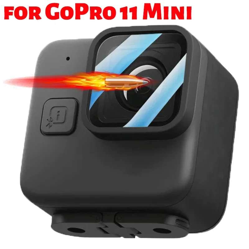 5 шт. для мини-камеры GoPro Hero 11 Защитные пленки для объективов с твердостью HD Закаленное стекло для GoPro Hero11 Mini Защитная пленка от царапин