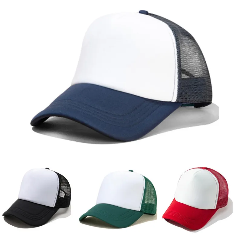 Хип-хоп Дешевые пустые папины кепки Унисекс, женские Мужские шляпы с солнцезащитным козырьком, бейсбольная кепка с 5 панелями, спортивная кепка дальнобойщика