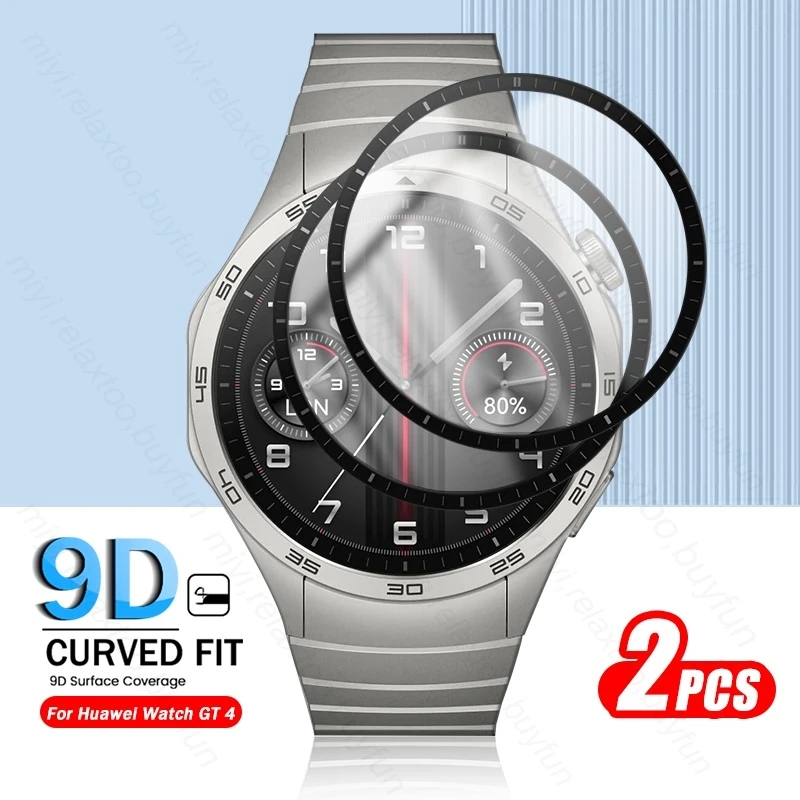 Huawey WatchGT4 Glass 2ШТ HD Защитное Стекло Для Huawei Watch GT 4 46 мм Защитная Пленка Для Экрана Смарт-часов Hauwei Watch 41 мм