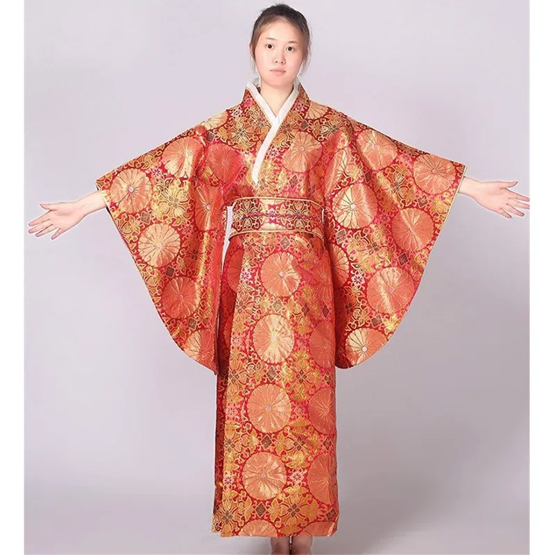Женское кимоно в японском стиле, Юката с бантом Оби, женские костюмы Гейш для выступлений на сцене, официальные костюмы для косплея, халаты для фотосъемки