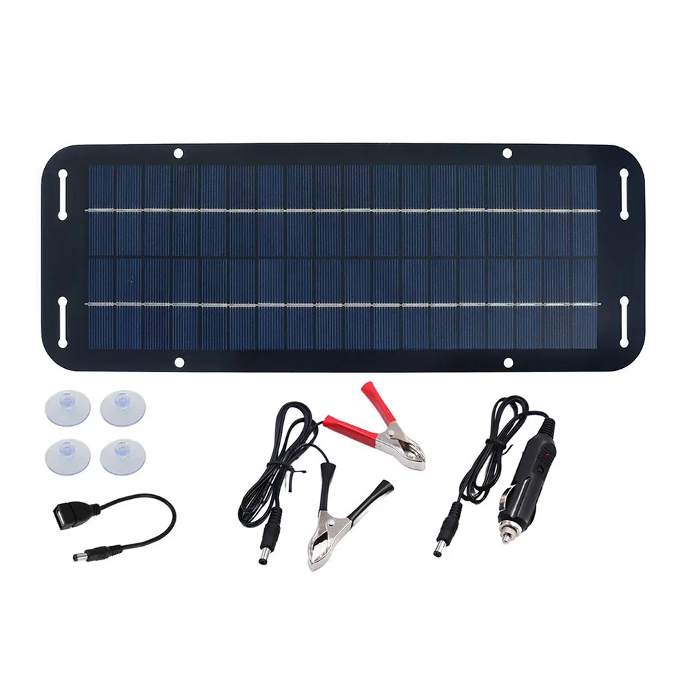 60 Вт Солнечная Батарея Струйчатое Зарядное Устройство 12V Olt Power Solar Panel Зарядное Устройство Для Солнечной Батареи Caravan Car Van Boat Kit Automotive