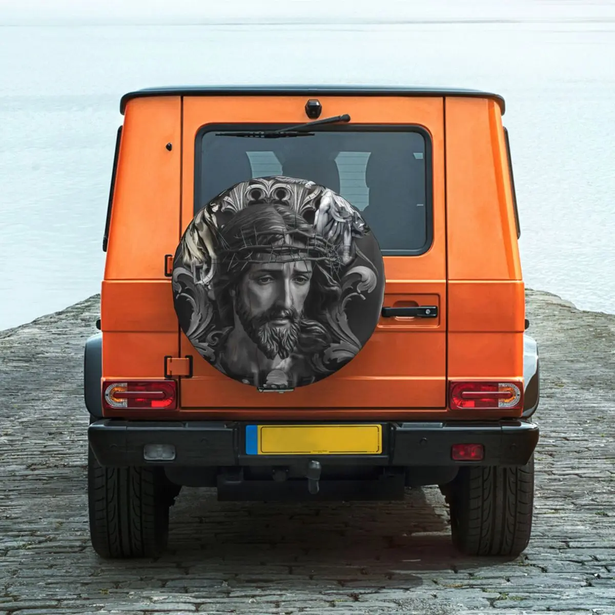 Защита колес от непогоды для шин Jesus Christ Resurrection, Универсальная для прицепа Jeep RV, внедорожника, грузовика, кемпера, туристического прицепа
