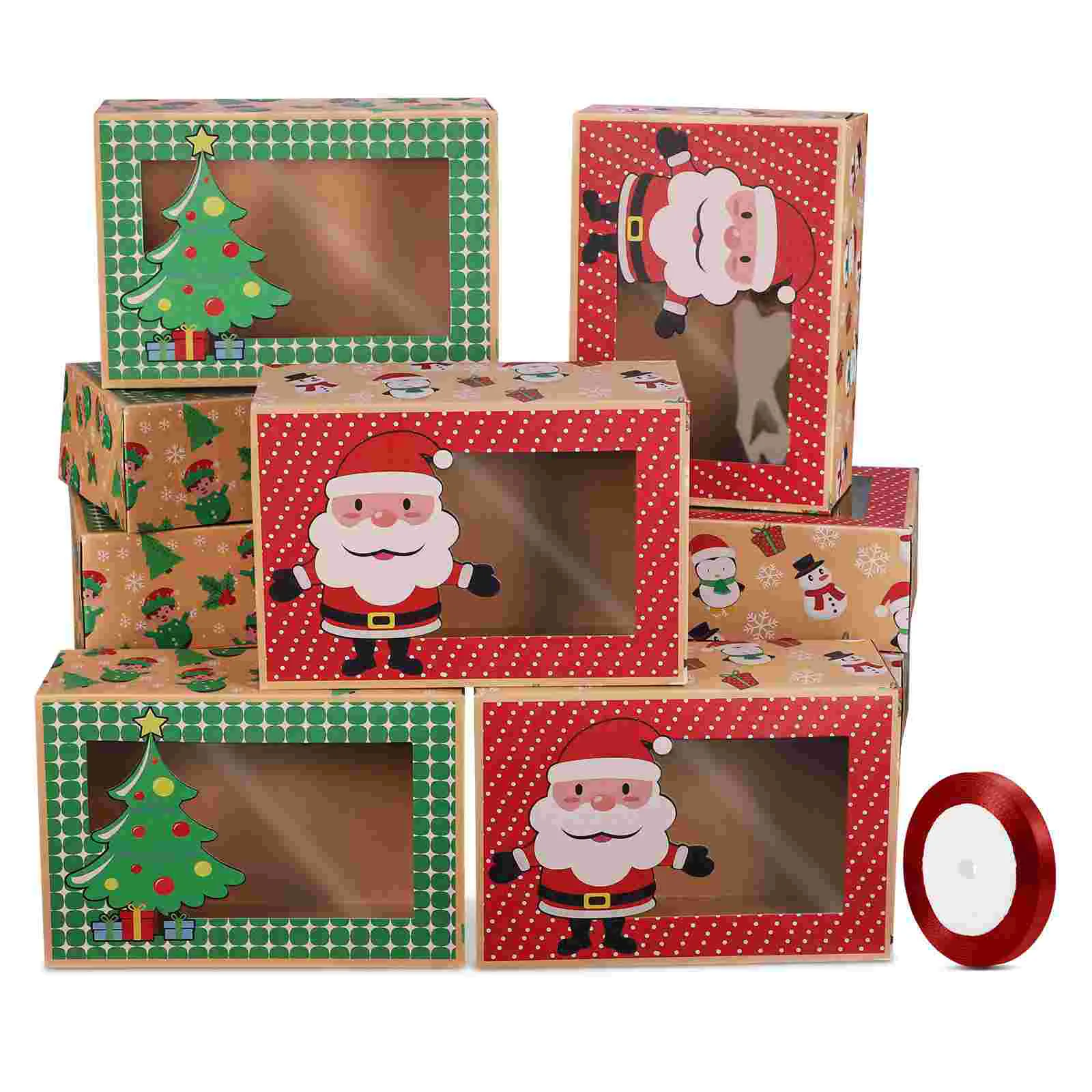Рождественская Коробкаpaperbox Шоколад, Сладкое печенье, Канун праздника Санта-Клауса, Угощение для вечеринки
