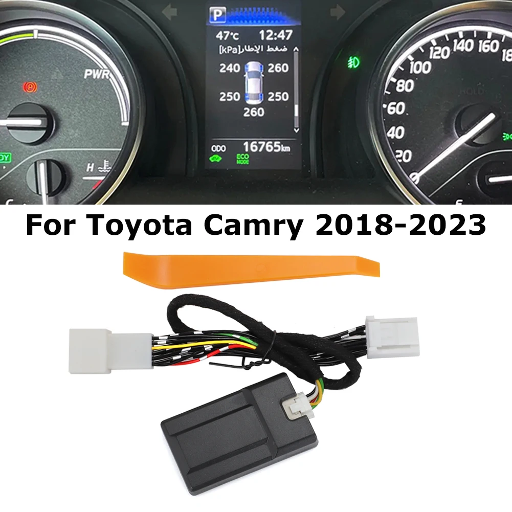 Умный Автомобиль TPMS Шины Цифровой ЖК-Дисплей Автоматическая Охранная Сигнализация Монитор Давления В Шинах Для Toyota Camry 2018-2023 RAV4 Corolla 2019