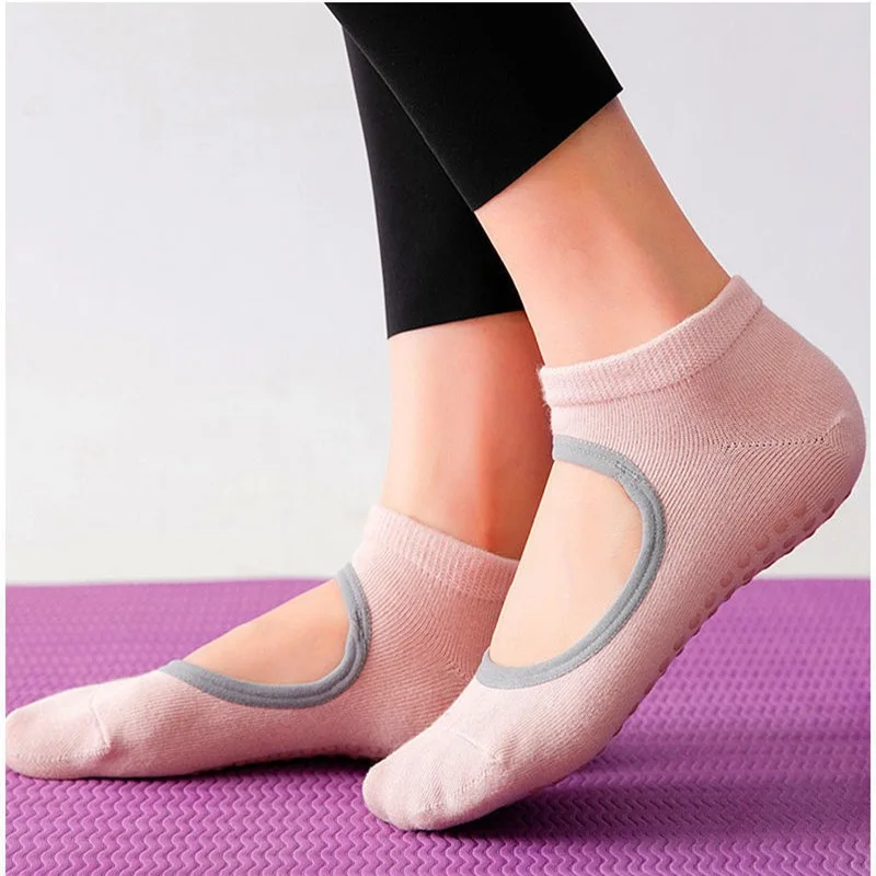 Носки для йоги оптом профессиональные нескользящие летние тонкие носки для фитнеса в помещении носки для занятий танцами