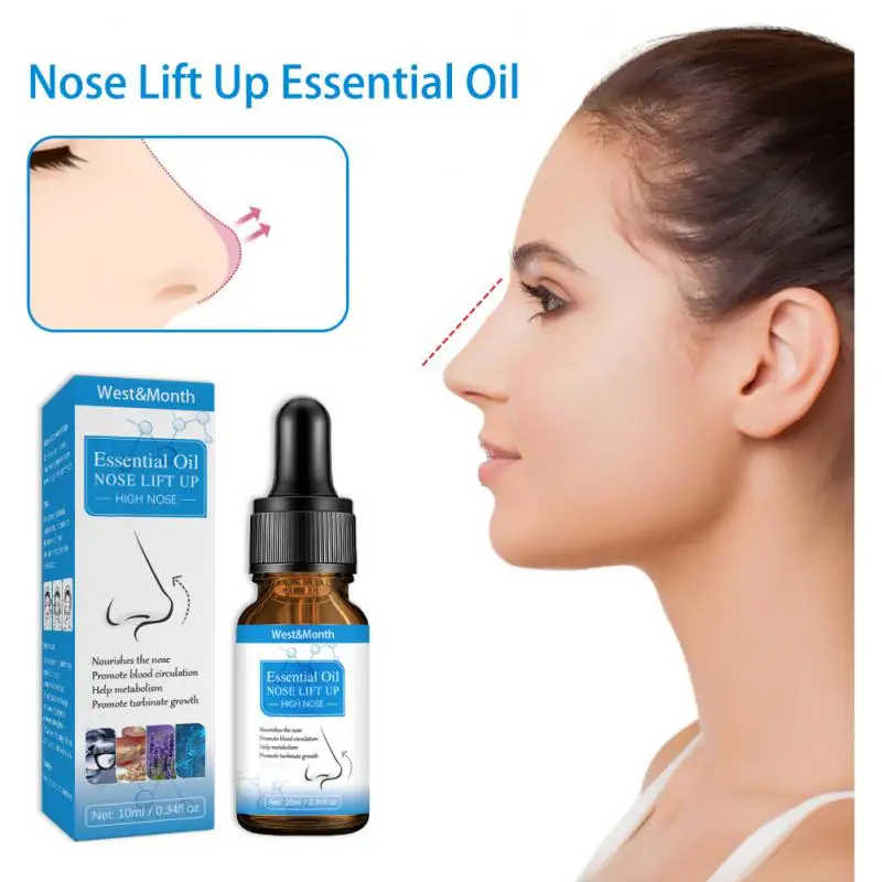 Улучшает форму носа, Органическое масло для подтяжки носа, простое в использовании, премиум-класса, естественно Улучшает переносицу, Усиливает ринопластику, Масло Натуральное