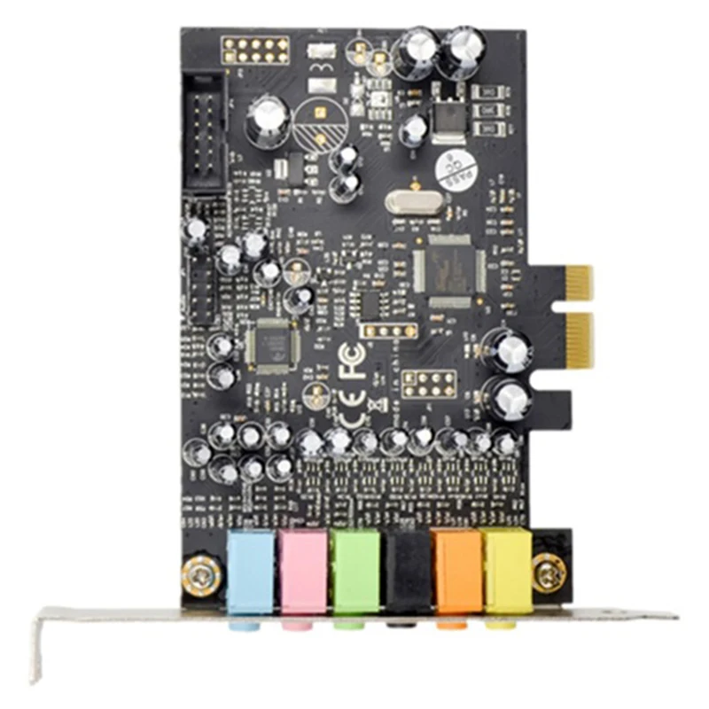 Звуковая карта PCIe 7.1 CH, стереофонический объемный звук, встроенная 7.1-канальная аудиосистема CM8828
