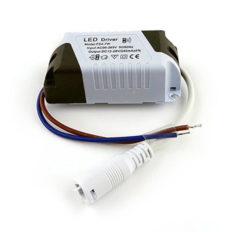 3 Вт-24 Вт ac85-Сид 265V свет панели Сид диски для ламп широкого диапазона давления изоляции источника питания постоянного тока освещение аксессуары