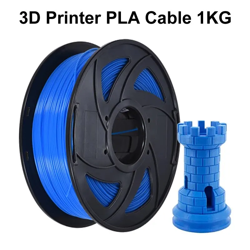 1 кг Цветные 3D-принтеры Кабели Pla 1,75 мм Нити для принтера Кабели для 3D-печати Аксессуары для 3D-принтера 3D-принтер Прост в печати
