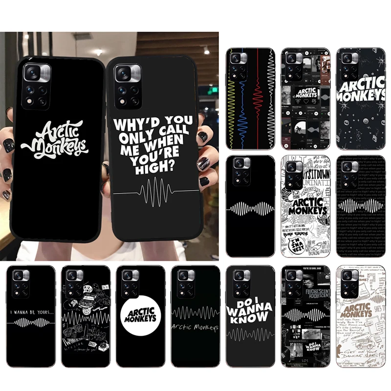 Чехол Для Телефона Xiaomi Redmi Note 12 Pro 11S 11 10 Pro 10S Redmi Note 12S Redmi 10 9 9C Чехол Arctic Monkeys
