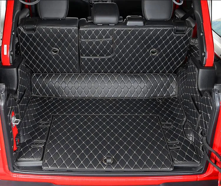 Высочайшее качество! Специальные коврики в багажник автомобиля для Jeep Wrangler 4xe Hybrid 2024-2021, прочные ковры для багажника грузового лайнера, бесплатная доставка