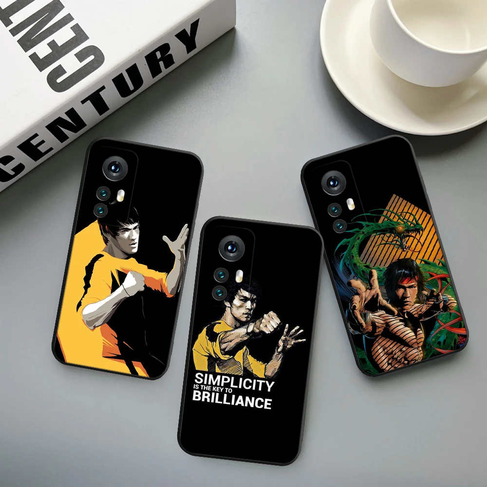 Чехол для телефона Bruce Lee Film Kung Fu Star Чехол для Xiaomi Redmi Note 11 10 9C pro 10X K20 Задняя Мягкая Обложка Note 9A K40 K30S Cover