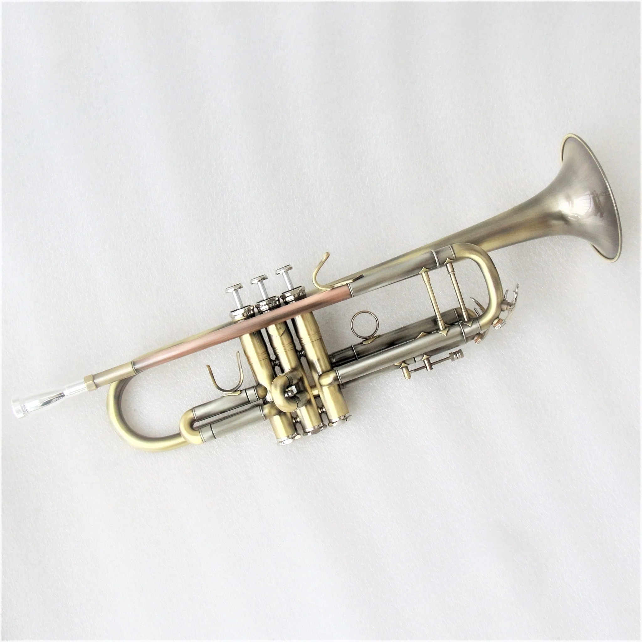 труба антикварного цвета, высококачественная профессиональная труба, копия известного бренда, недорогая труба bach