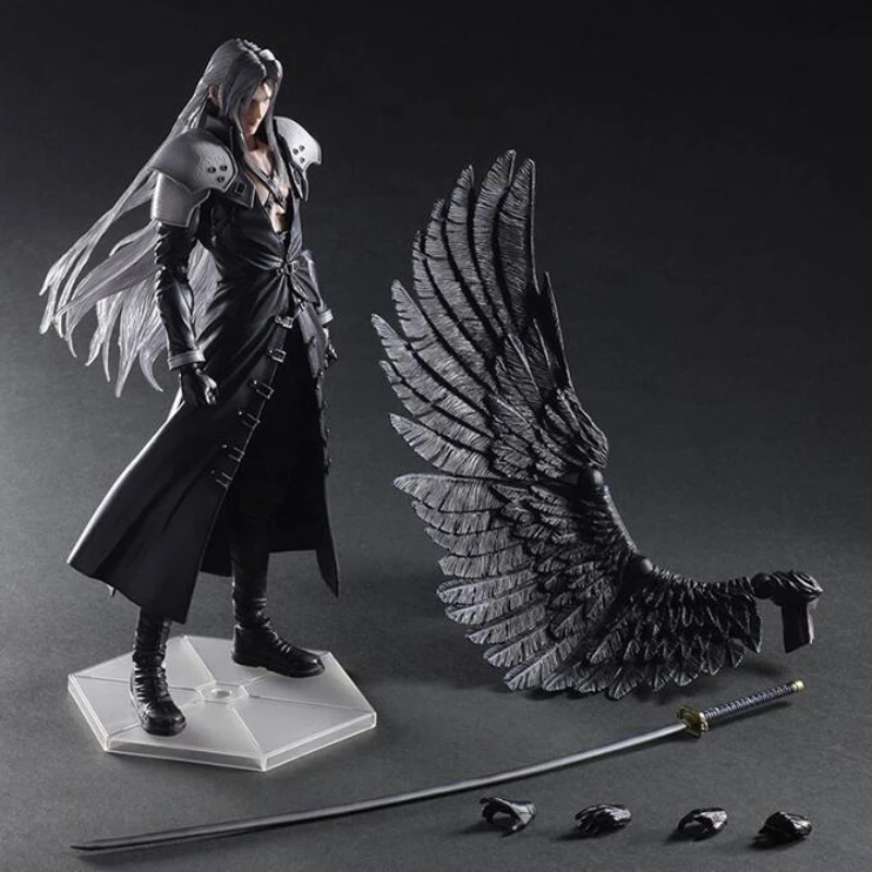 Горячие игрушки PLAY ARTS Final Fantasy Sephiroth 27 см фигурка модель коллекция игрушек Подарки