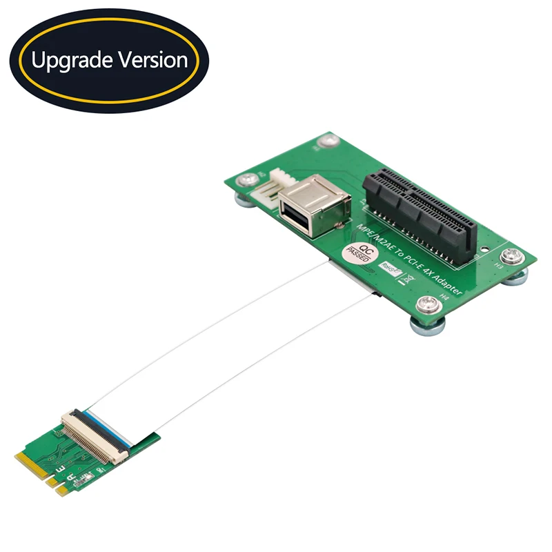 НОВАЯ Карта NGFF M.2 Key A/E для подключения к PCI Express X4 USB 2.0 Riser Card с Удлинительным Кабелем FPC 4Pin Power Magnetic Pad Вертикальной Установки
