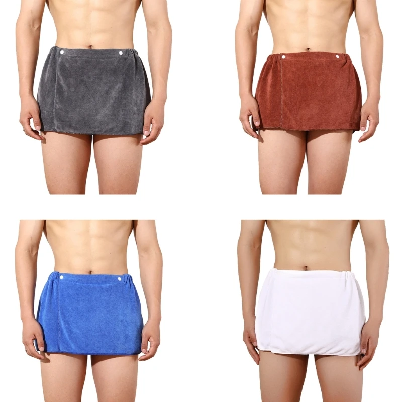 Мужские Бани, Душевая, купальное полотенце, пляжные домашние короткие штаны из кораллового флиса