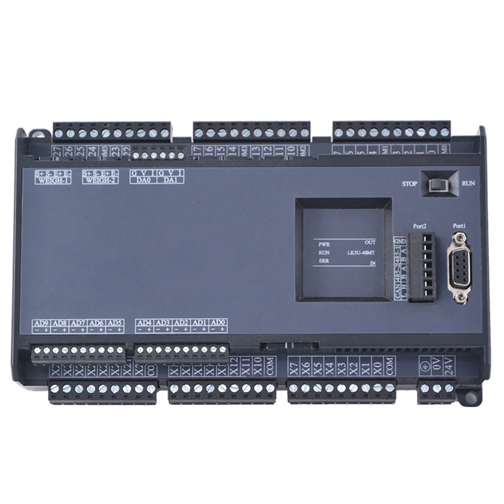 FX3U-48MR 48MT весовое реле Транзисторный контроллер LK3U часы реального времени MODBUS аналоговый 2-канальный порт взвешивания CAN частотой 200 кГц