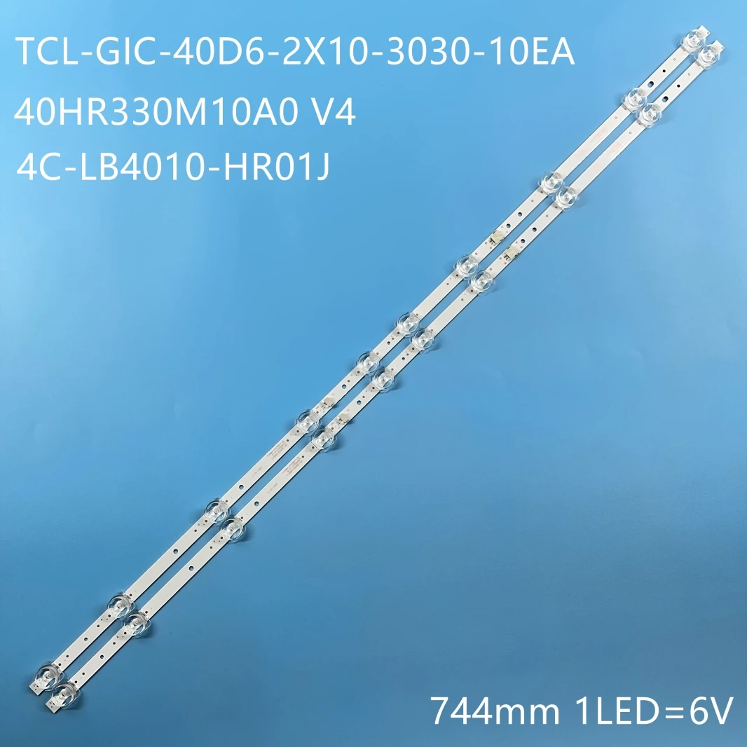 Светодиодная лента подсветки для TCL LED40D3000 LED40S6500 l40s6400 L40S6500 40S325 40F6F 40L2F 40D6 10X2 40HR330M10A0 V4 4C-LB4010-HR01J