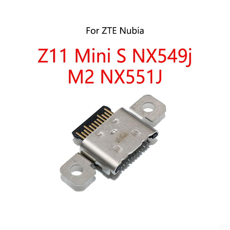10 шт./лот для ZTE Nubia Z11 Mini S NX549j/M2 NX551J Тип-C USB-док-станция Для зарядки, Разъем для зарядки, Порт, Разъем для подключения