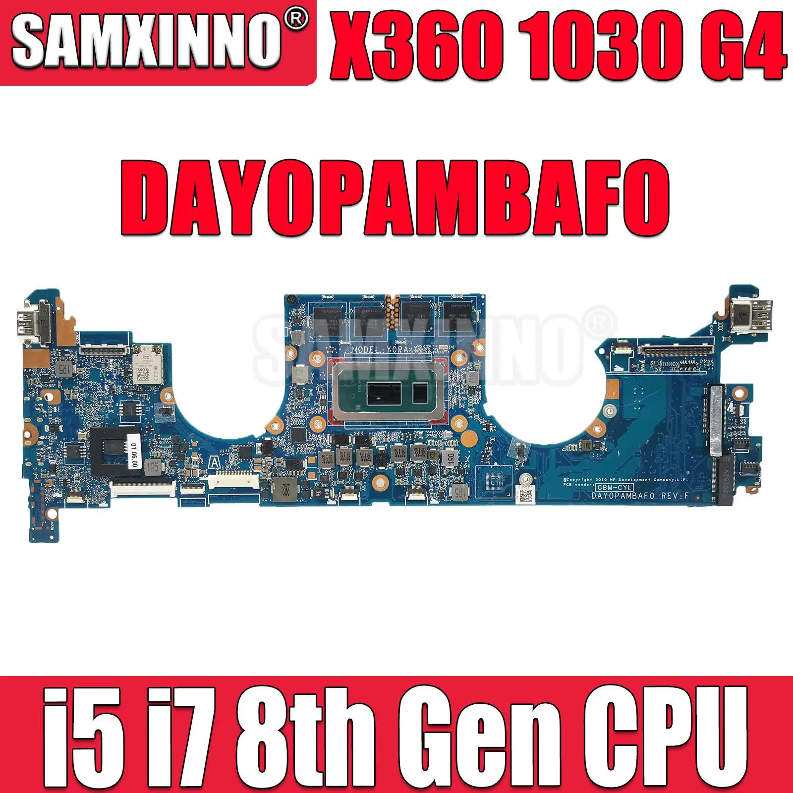 DAY0PAMBAF0 Для ноутбука HP EliteBook X360 1030 G4 Материнская плата с процессором Intel i5 i7 8 ГБ/16 ГБ оперативной памяти SPS: L78696-601 L70769-601