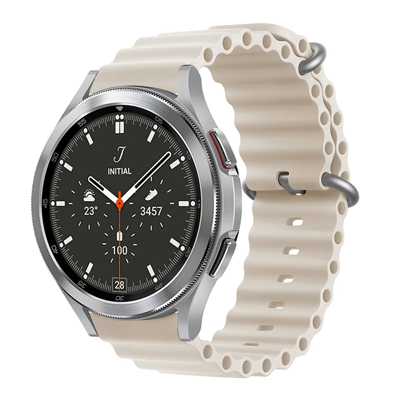 Ocean Starp для Samsung Galaxy Watch 5/5 pro 4 classic 42мм 46мм 45мм 20мм 22мм Силиконовый ремешок correa galaxy watch 4 44мм 40мм