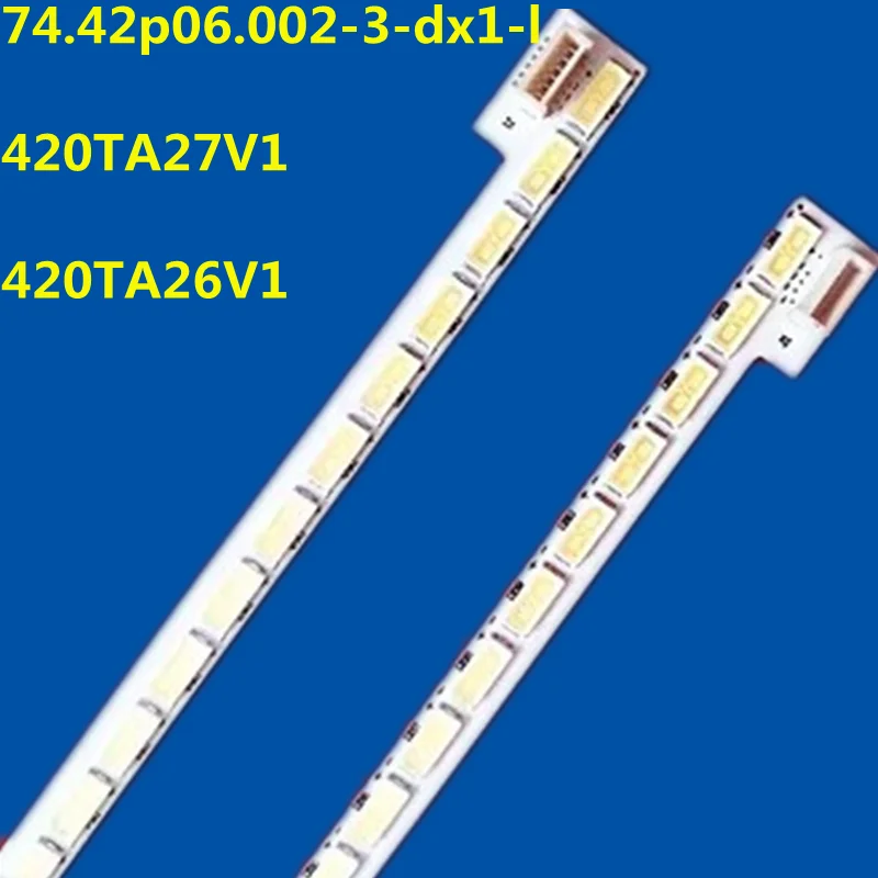 2 шт. Светодиодная лента подсветки 64 лампы Для 74.42p06.002-3-dx1-l 420TA27V1 420TA26V1 E206580 LB42016 V3_01 P420HVN03V.0