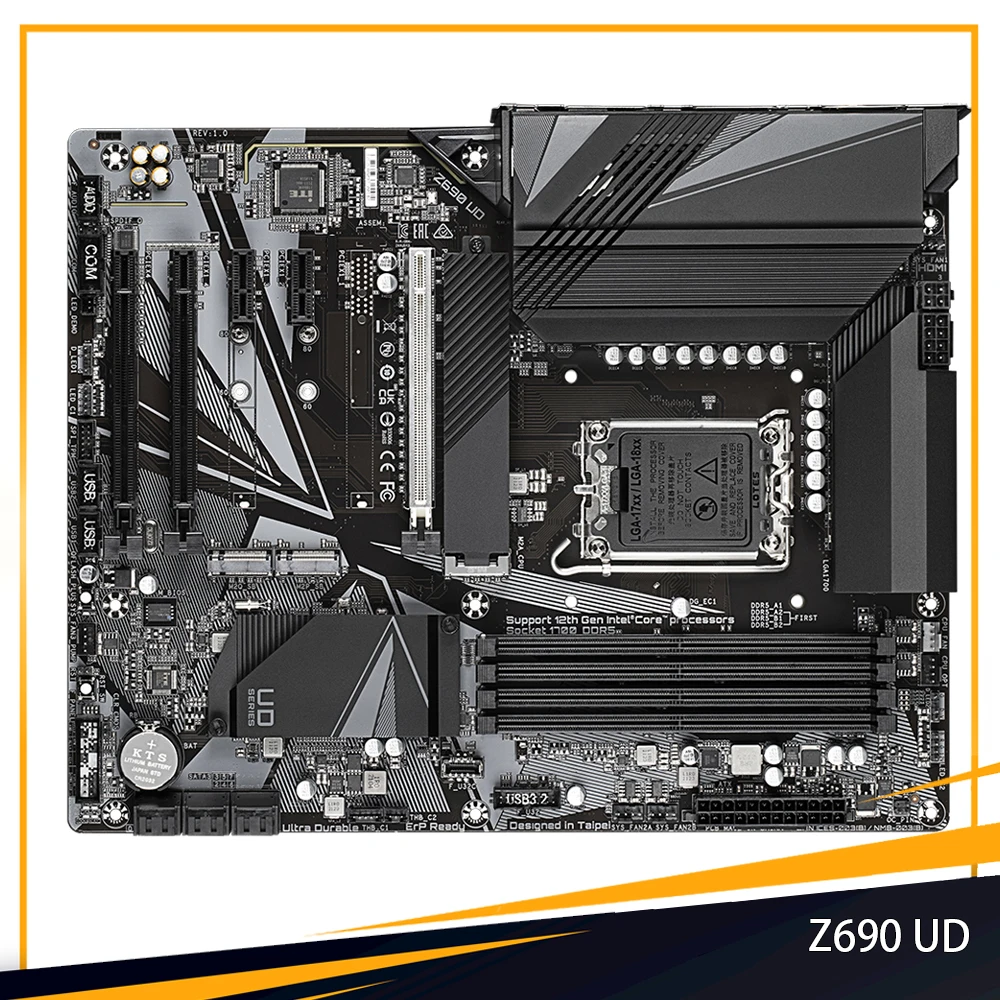 Z690 UD DDR5 для Gigabyte LGA1700 ATX Поддерживает настольную материнскую плату 12-го поколения, высокое качество, быстрая доставка