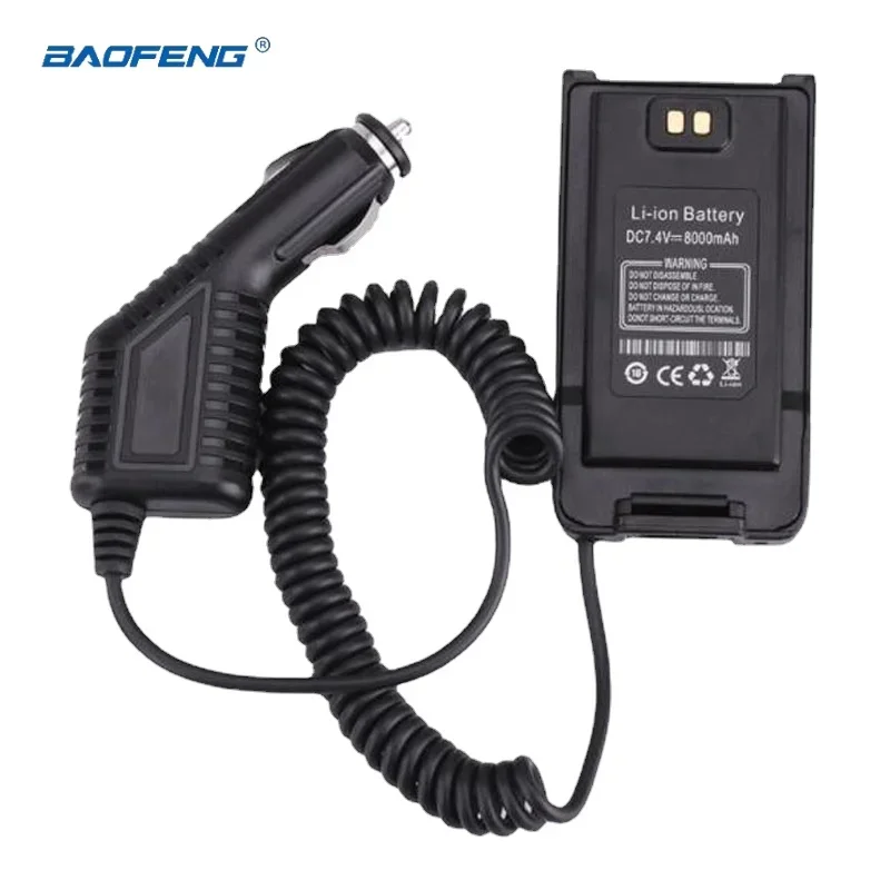 Baofeng UV-9R Plus Двухстороннее Радио 12 В Автомобильное Зарядное Устройство Адаптер для Устранения Неисправностей Аккумулятора для UV-9R + Pro Аксессуары для Портативной Рации Baofeng