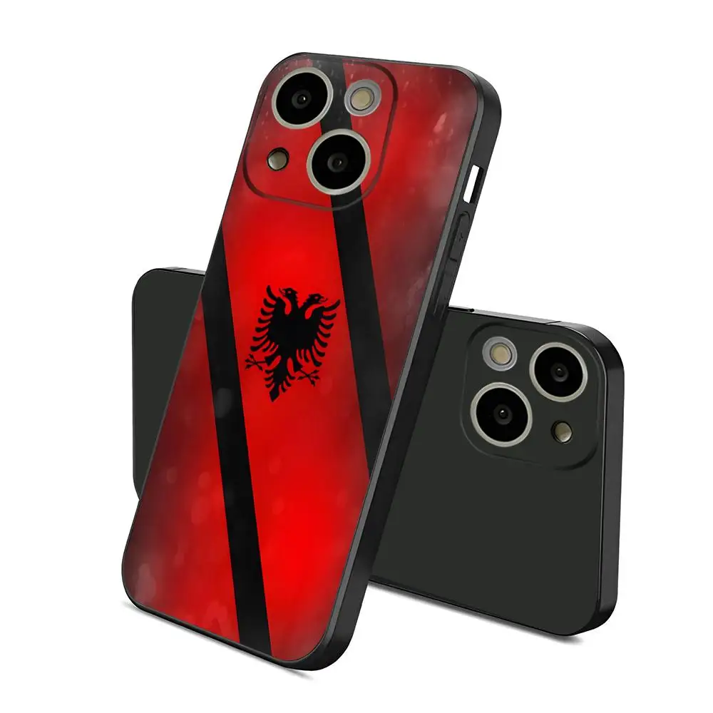 Флаг Албании Орел Чехол Для Телефона 14 Pro Max Для Iphone 15 13 12 Mini 11 Xr X Xs Pro Max 8 7 Plus Задняя Крышка