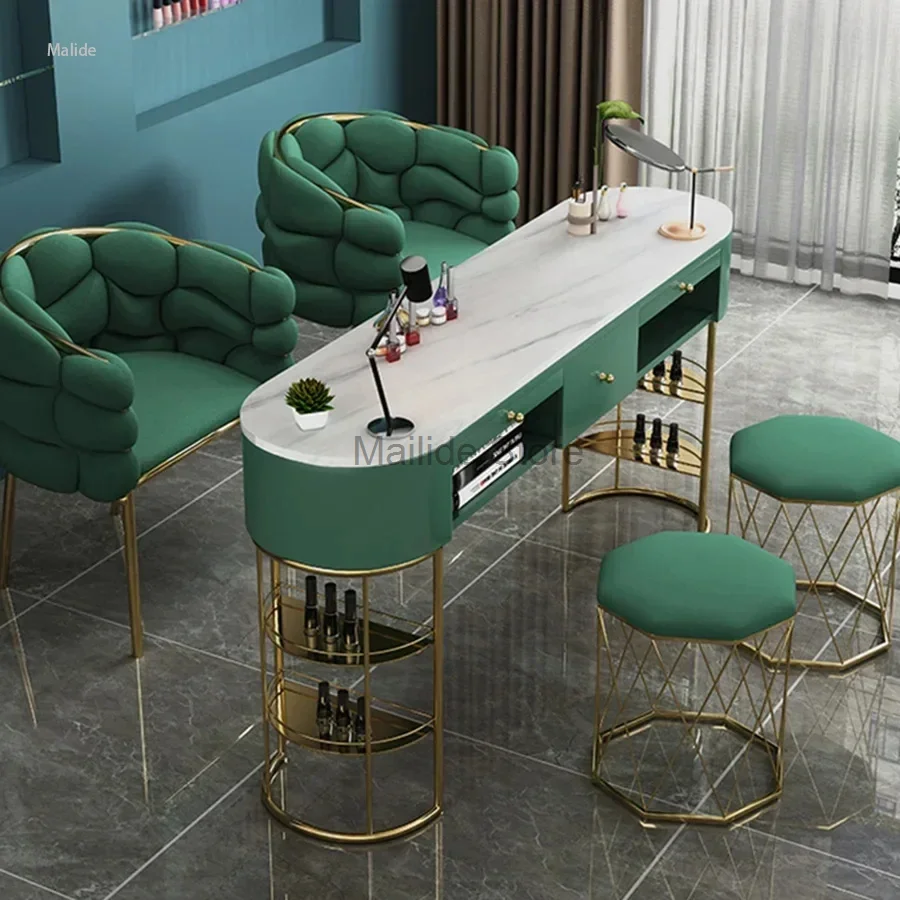 Маникюрные столы GY Nordic Creative, набор столов для маникюра, Маникюрный магазин, Один Профессиональный Маникюрный стол, Салонная мебель