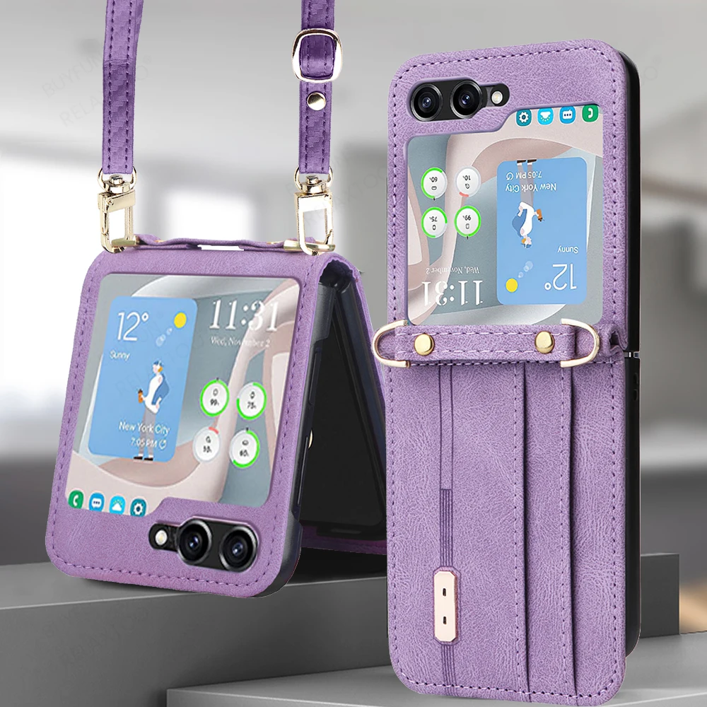 Sumsung Z Flip 5 Case Аппаратная Диагональная Сумка С Подвесной Веревочной Защитой Для Samsung Galaxy Z Flip5 ZFlip 5 6,7 Дюйма