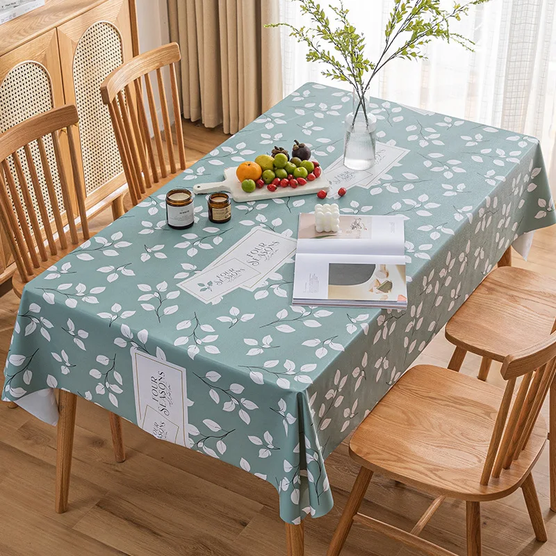 2023 Новый коврик для стола в пасторальном стиле из водонепроницаемой и маслостойкой ткани из ПВХ для домашнего использования