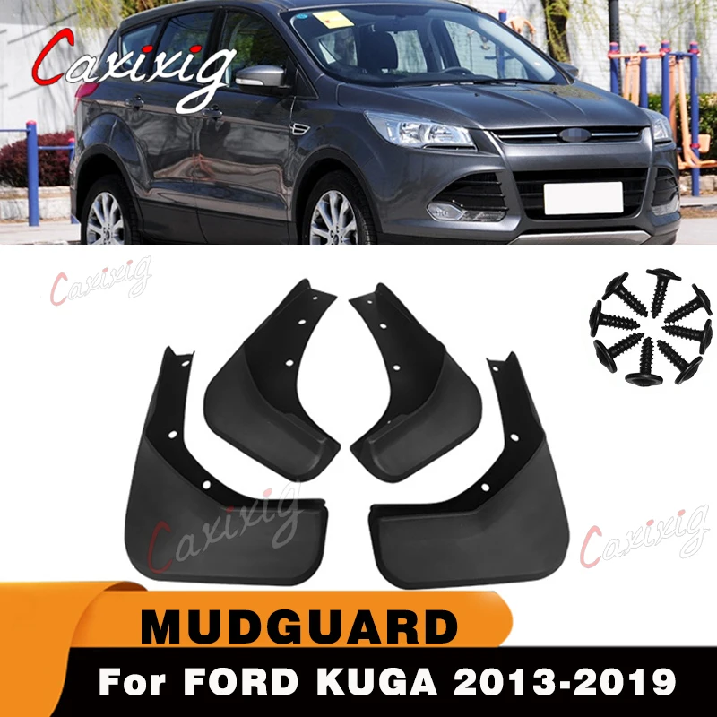 Комплект брызговиков для Ford Kuga Escape 2013-2020 Брызговики Брызговики Передние задние брызговики крыло