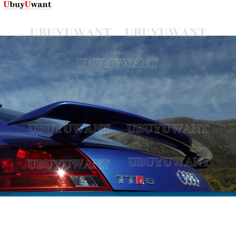 Углеродное Волокно/FRP Черный Задний Спойлер Багажника Boot Lip Wing Для Audi TT 8J TTS A5 A6 A7 All 2008-2011 Автомобильный Стайлинг