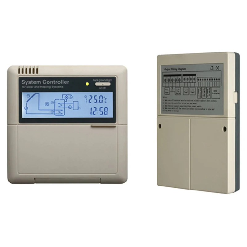 Контроллер солнечного водонагревателя SP24 Солнечный терморегулятор для солнечного водонагревателя, 110/220 В, ЖК-дисплей