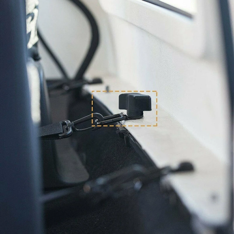 Комплект D-образных колец для быстрого снятия жесткого диска с накатанным винтом для Jeep Wrangler CJ YJ TJ JK JKU