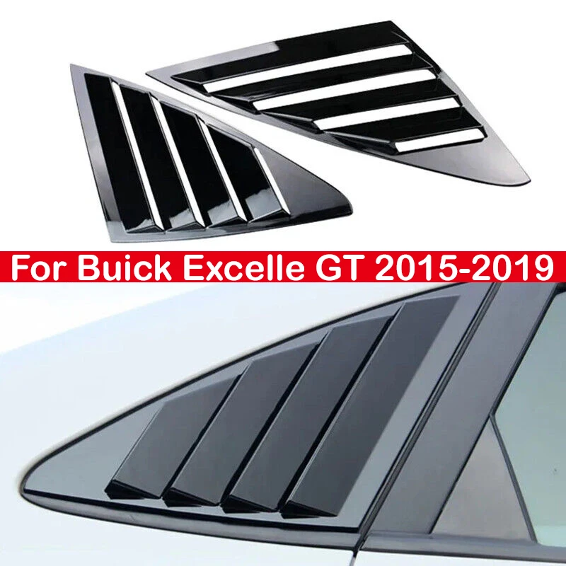 Для Buick Excelle GT 2015-2019, автомобильное заднее жалюзи, боковое стекло, Накладка на шторку, Наклейка, Вентиляционный совок, Аксессуары из ABS Углеродного волокна