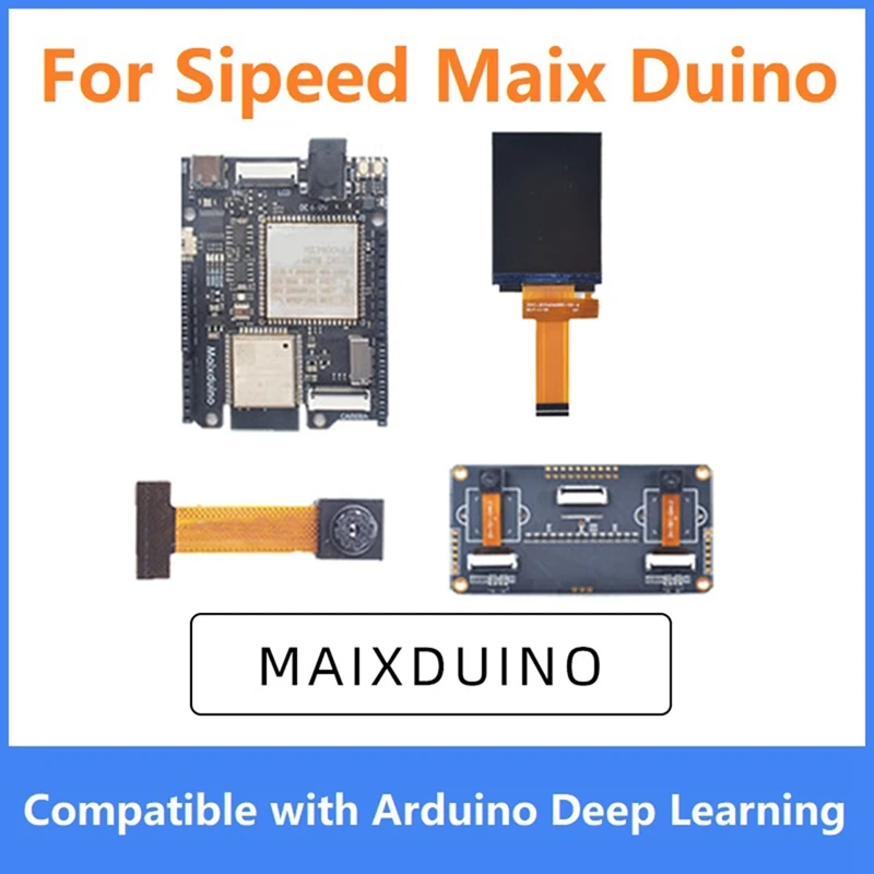 1 Комплект Для Sipeed Maix Duino Development Board K210 RISC-V AI + Комплект модулей LOT ESP32 С Камерой И 2,4-дюймовым Экраном + Бинокулярная камера