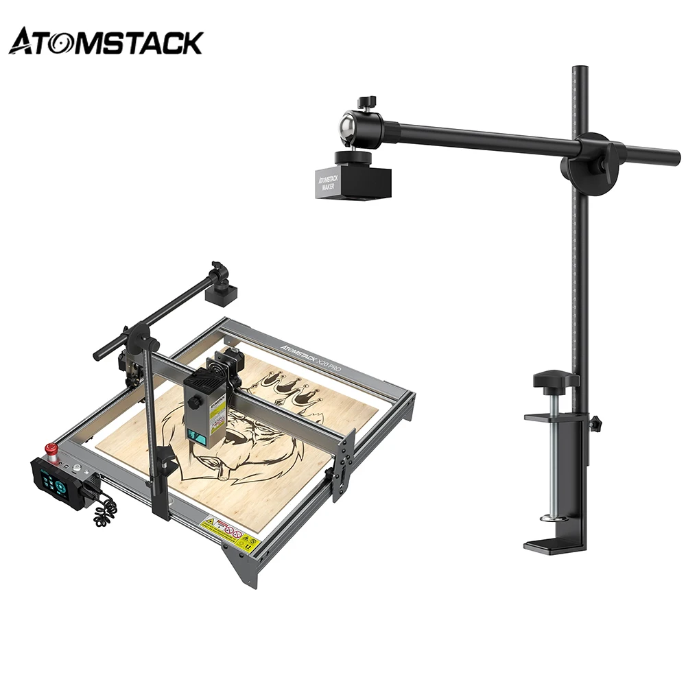 Новая камера Atomstack Maker AC1 для лазерного гравировального станка Точное позиционирование HD Промышленная камера Подходит для большинства машин