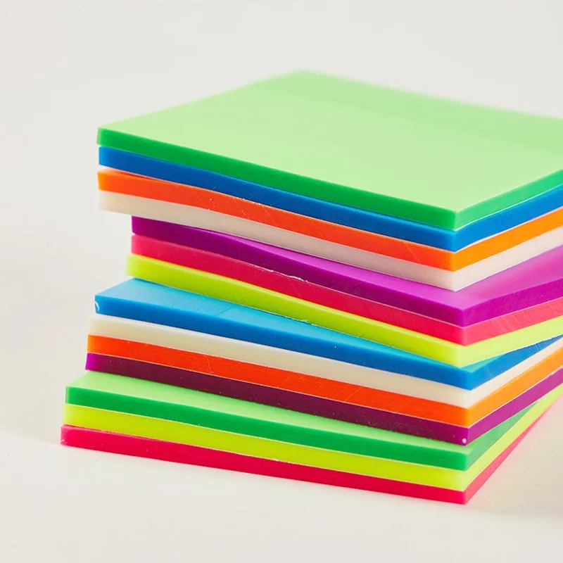 50 Листов красочной водонепроницаемой ПЭТ-прозрачной бумаги для заметок, чтобы ежедневно это делать, Контрольный список школьных канцелярских принадлежностей Paperlaria